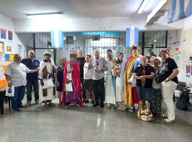 Navidad junto a jóvenes detenidos en Banfield