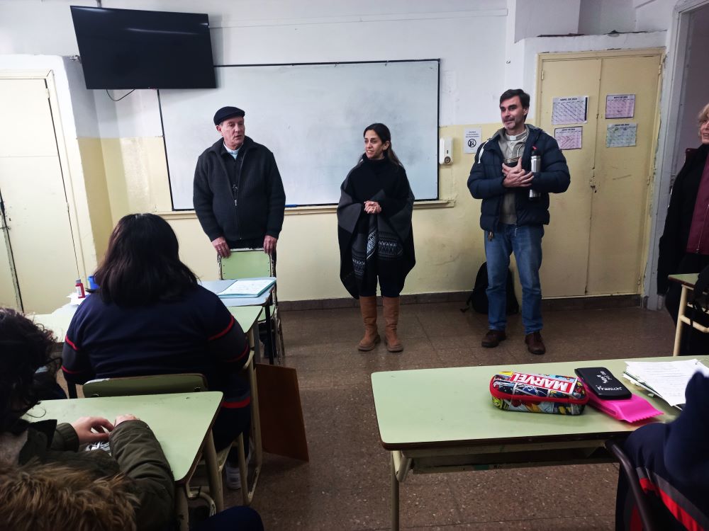 visita obispo saenz secun 2