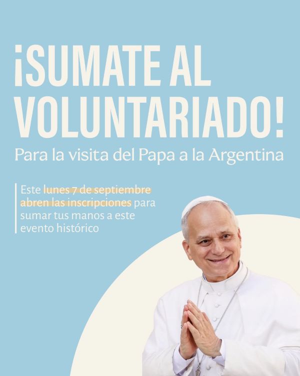 voluntarios papa