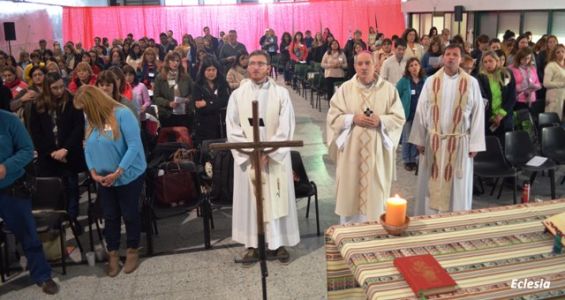 Por las prioridades diocesanas y las víctimas del terremoto en México, rezaron los docentes