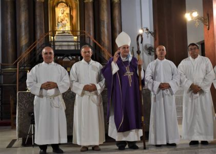 El obispo instituyó acólitos y lectores en el comienzo del Adviento