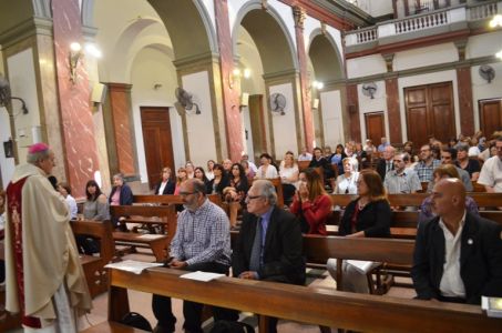 El obispo y directivos de colegios agradecieron el final del año lectivo