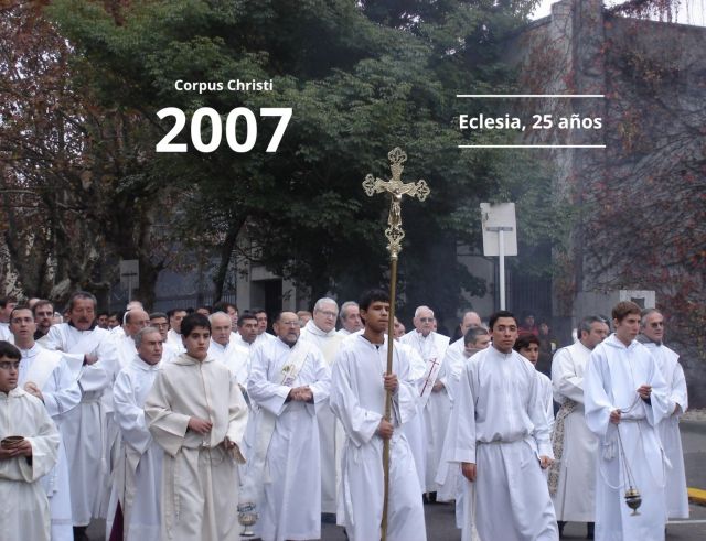 Eclesia, 25 años: postales de Corpus Christi para el recuerdo