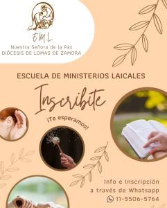 Escuela de Ministerios Laicales: inscripción abierta