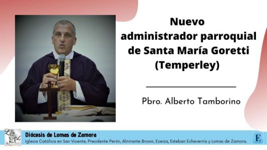Nuevo administrador parroquial para Santa María Goretti (Temperley)