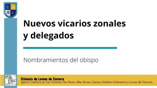 Nuevos vicarios zonales para la diócesis