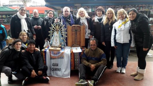 La Cruz de Matará recorrió hoy el trayecto Temperley-Ezeiza