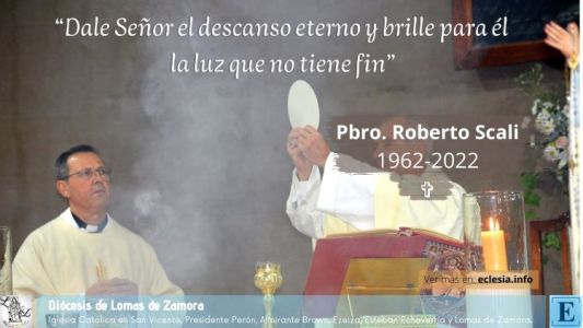 Fallece el padre Roberto Scali, párroco de Santa Ana (Glew)